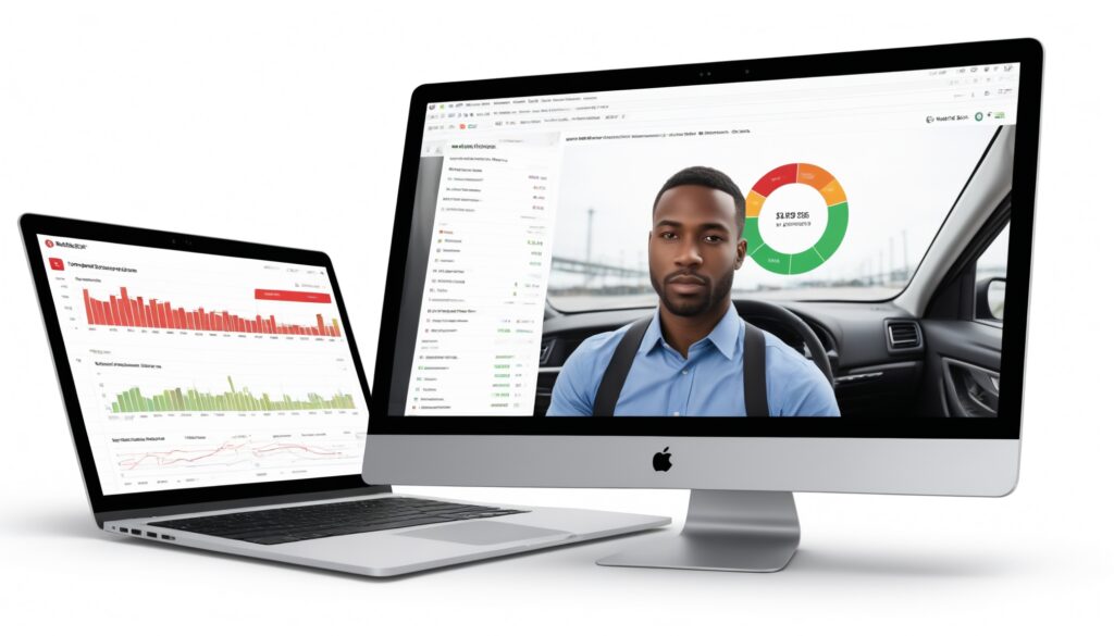 Driver Score Analytics dashboard.