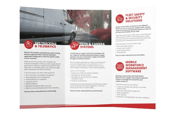 3D services tracking brochure