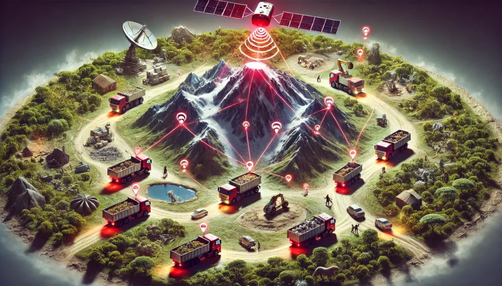 3D_satellite tracking in mountain area